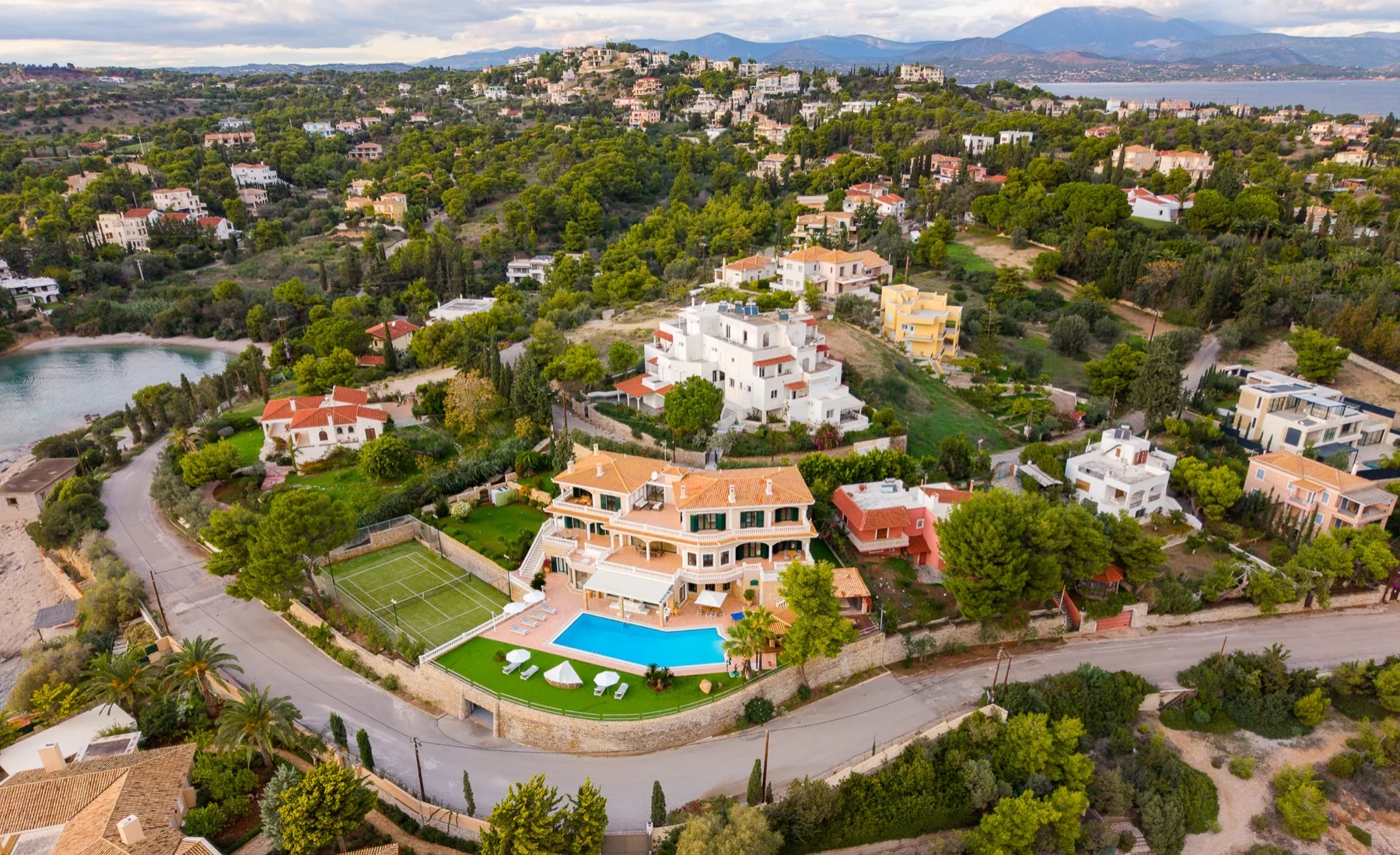 Villa Rafaella, Agios Aimilianos — waterfront luxury estate marketing by House of Advanced